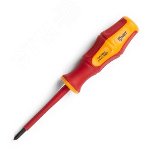 Отвертка диэлектрическая PH/FL2х100 серия ПРОФИ для работ под напряжением до 1000 В - фото 6