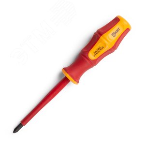 Отвертка диэлектрическая PH/FL2х100 серия ПРОФИ для работ под напряжением до 1000 В - фото 7