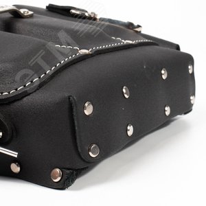 Сумка кожаная поясная без ремня СК-9 серия DEAD BULL - фото 7