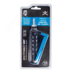 Набор отвертка с битами НБ-13 серия МАСТЕР - фото 2