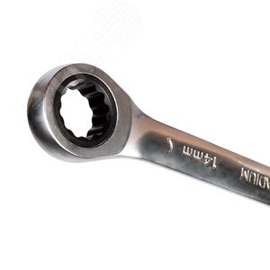 Набор гаечных комбинированных трещоточных ключей НТК-5 (8-14) серия KBT-PROFESSIONAL - фото 3