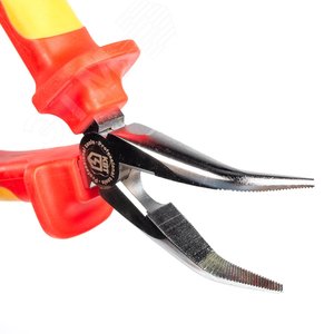 Длинногубцы изогнутые диэлектрические 160 мм серия ПРОФИ - фото 3