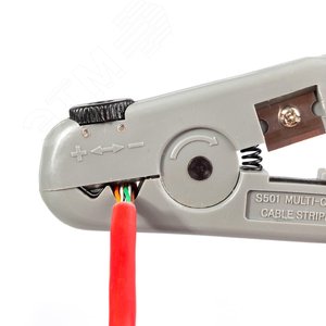 Инструмент для зачистки и обрезки витой пары КС-501 серия ПРОФИ 84826 КВТ - 7