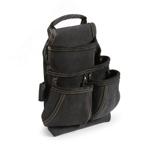 Сумка кожаная поясная без ремня СК-4 серия DEAD BULL - фото 2