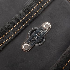 Сумка кожаная поясная без ремня СК-4 серия DEAD BULL - фото 3