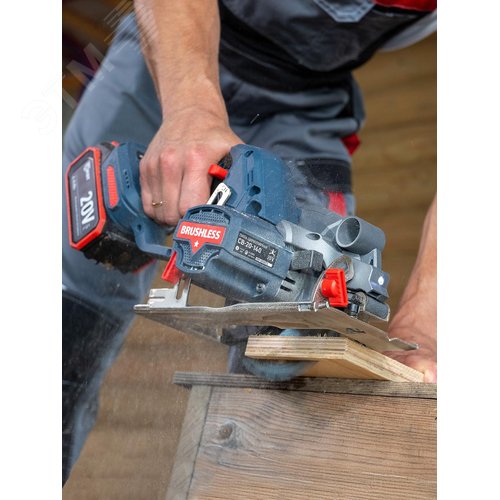 Пила циркулярная аккумуляторная CB-20-140 серия ПРОФИ с максимальным размером оснастки/диска 140 мм - фото 6