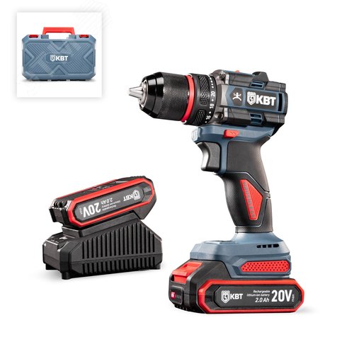 Дрель-шуруповерт DB-20-13 серия ПРОФИ             аккумуляторный бесщеточный - фото 1