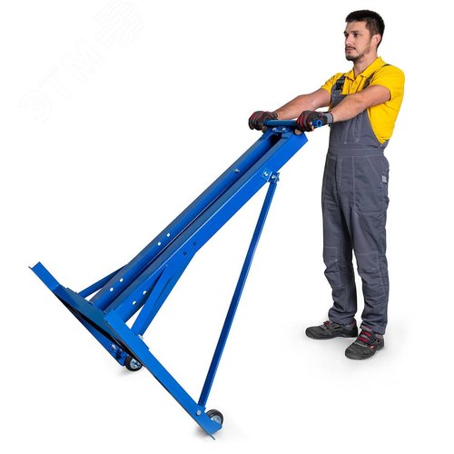 Домкрат кабельный ДК-5ВР винтовой разборный для барабанов весом до 5 т, номера 8-22 - фото 6