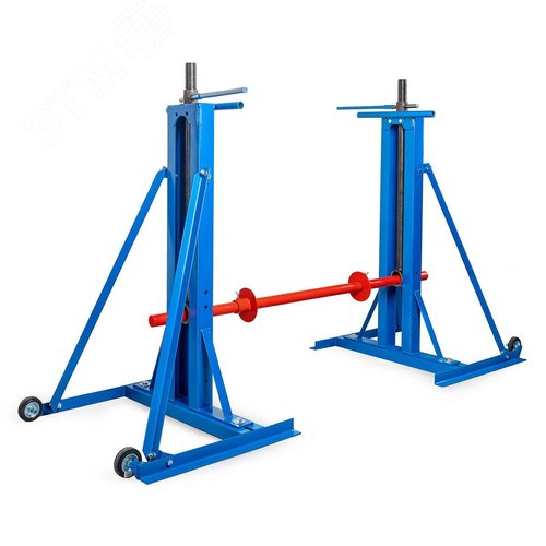 Домкрат кабельный ДК-5ВР винтовой разборный для барабанов весом до 5 т, номера 8-22 - фото 7