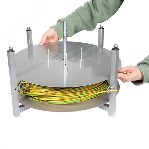 Устройство размотки провода DR-50 серия ПРОФИ диаметр поворотного стола 480 мм - фото 4