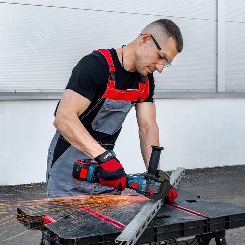 Машина угловая шлифовальная УШМ GB-20-125 серия ПРОФИ аккумуляторный бесщеточный - фото 12