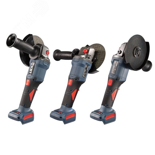 Машина угловая шлифовальная УШМ GB-20-125R без АКБ и ЗУ серия ПРОФИ с поворотной рабочей головой, регулировкой частоты вращения и максимальным размером оснастки до 125 мм - фото 4