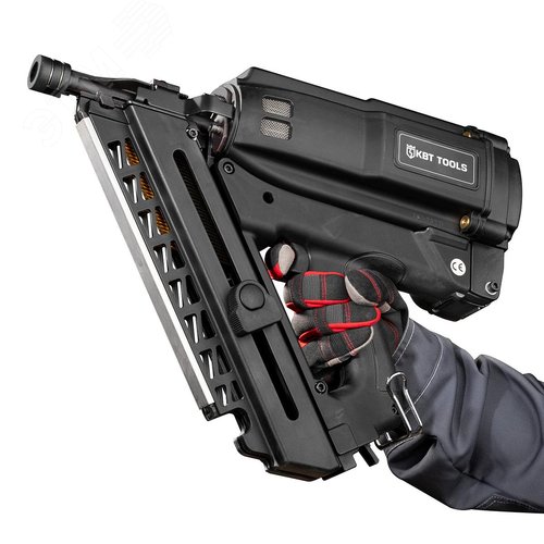 Пистолет монтажный газовый GCN-90 серия ПРОФИ для гвоздей по дереву длиной до 90 мм D-образного профиля - фото 11