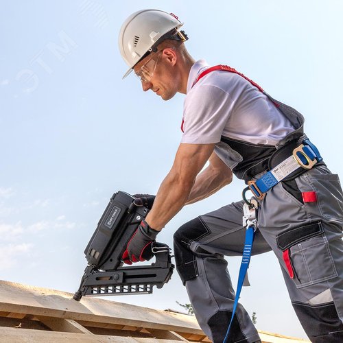 Пистолет монтажный газовый GCN-90 серия ПРОФИ для гвоздей по дереву длиной до 90 мм D-образного профиля - фото 12