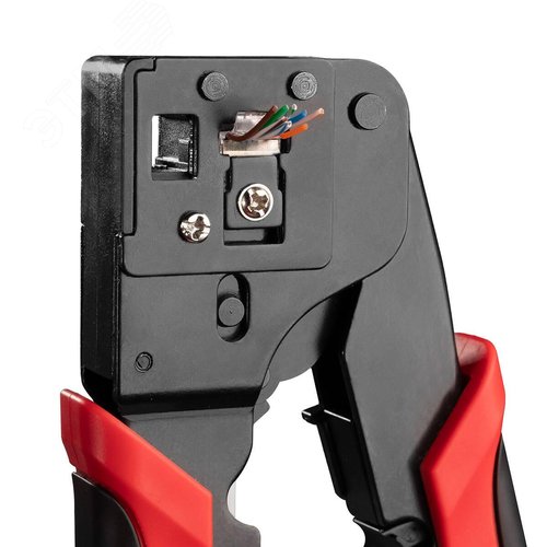 Пресс-клещи для RJ разъемов JT-05 серия ПРОФИ Кримпер с 2 встроенными модулями для обжима RJ-45, RJ-12, RJ-11 - фото 2