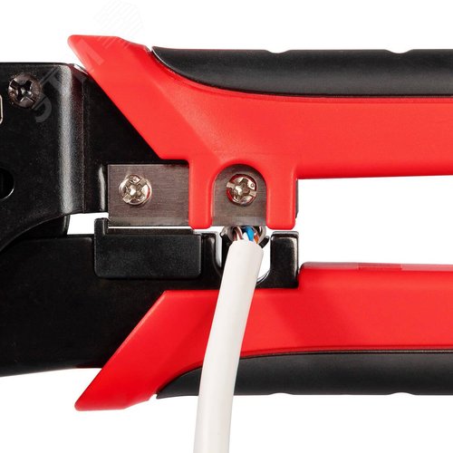 Пресс-клещи для RJ разъемов JT-05 серия ПРОФИ Кримпер с 2 встроенными модулями для обжима RJ-45, RJ-12, RJ-11 - фото 3