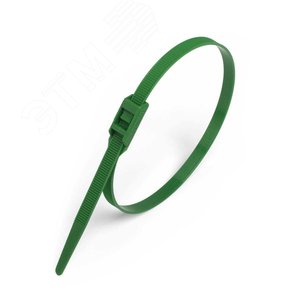 Изображение товара Стяжка нейлоновая КСГ 8х400 (зел) (100шт) (упак)