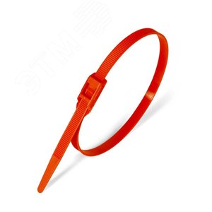 Изображение товара Стяжка нейлоновая КСГ 8х400 (красн) (100шт) (упак)