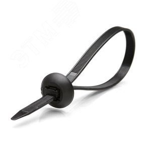 Изображение товара Стяжка нейлоновая КСК 8х380 (черн) (100шт) (упак)