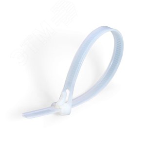 Изображение товара Стяжка нейлоновая КСР 7.5x200 (бел) (100шт) (упак)