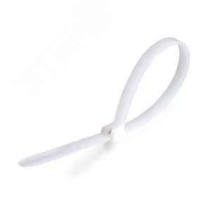 Изображение товара Стяжки нейлоновые КСЗ 5х250 (бел) (100шт) (упак)