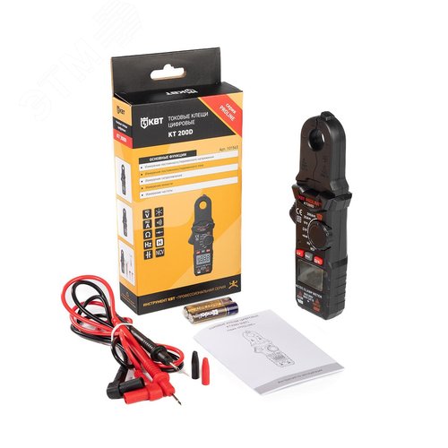 Клещи токовые цифровые КТ 200D серия PROLINE - фото 6