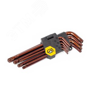 Изображение товара Набор ключей TORX КТ-9-S2 (Т10-Т50) серия KBT-PROFESSIONAL (шт)