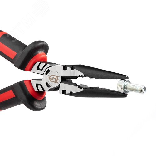 Длинногубцы диэлектрические 160 мм серия ERGOLINE для работ под напряжением до 1000 В - фото 5