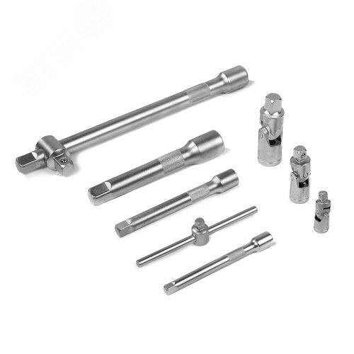 Набор инструментов НАИ-10/216 серия PROFESSIONAL с торцевыми шестигранными, головками Е-типа и трещоткой 1/2'', 1/4'', 3/8'' - фото 10