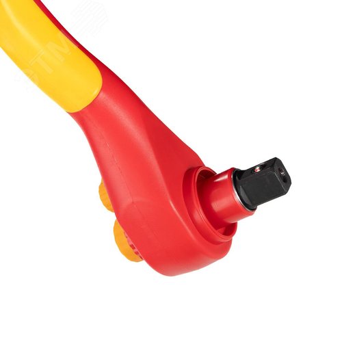 Набор диэлектрического инструмента НИИ-04 серия ПРОФИ торцевые шестигранные головки с трещоткой для работ под напряжением до 1000 В, стандарт VDE - фото 10