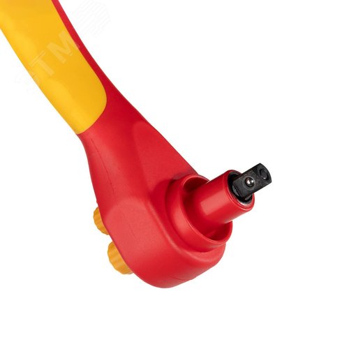 Набор диэлектрического инструмента НИИ-14 серия ПРОФИ торцевые шестигранные головки с трещоткой для работ под напряжением до 1000 В, стандарт VDE - фото 13