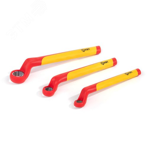 Набор диэлектрических накидных ключей НИК-Н-10 серия ПРОФИ для работ под напряжением до 1000 В - фото 2