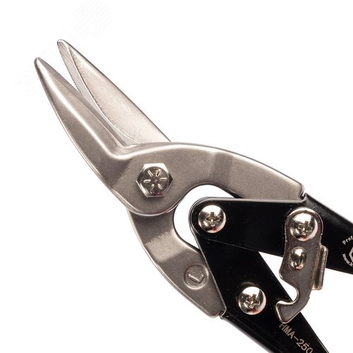 Ножницы по металлу левые НМА-250 L серия ПРОФИ для резки листового металла из низкоуглеродистой стали толщиной до 1.2 мм - фото 2