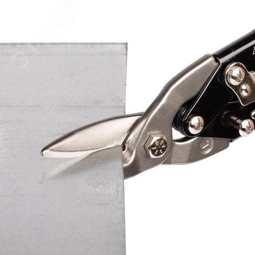 Ножницы по металлу левые НМА-250 L серия ПРОФИ для резки листового металла из низкоуглеродистой стали толщиной до 1.2 мм - фото 6