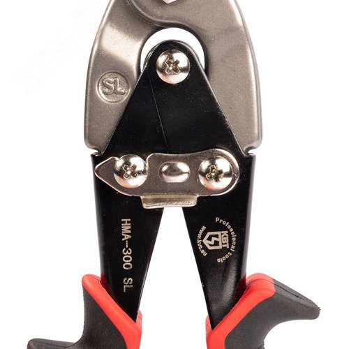 Ножницы по металлу прямые удлиненные НМА-300 SL серия ПРОФИ для резки листового металла из низкоуглеродистой стали толщиной до 0.94 мм - фото 4