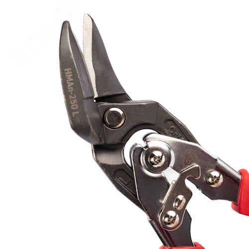 Ножницы по металлу левые НМАп-250 L серия ПРОФИ для резки листового металла из низкоуглеродистой стали толщиной до 1.2 мм - фото 2