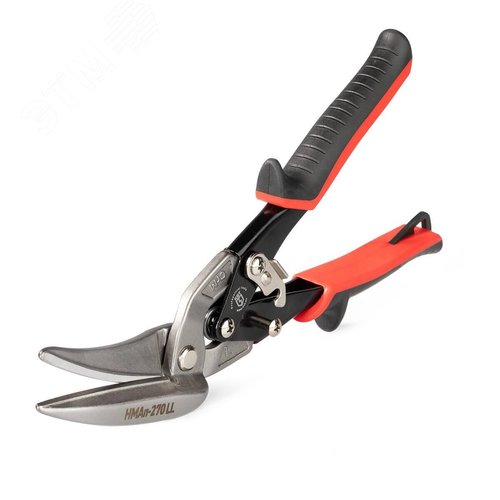 Изображение товара Ножницы по металлу левые проходные НМАп-270 LL серия ПРОФИ для резки листового металла из низкоуглеродистой стали толщиной до 1.2 мм (шт)