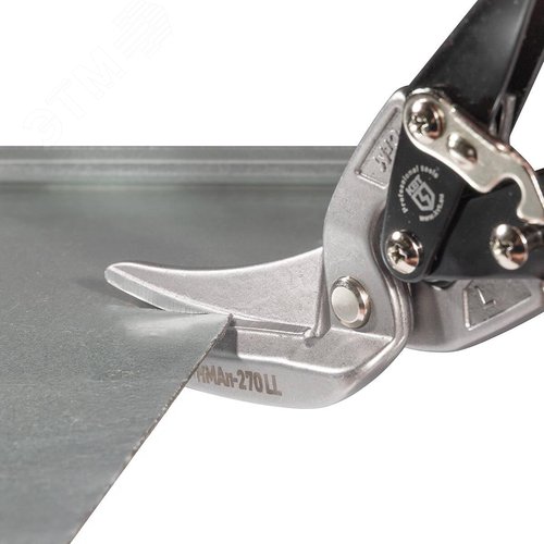 Ножницы по металлу левые проходные НМАп-270 LL серия ПРОФИ для резки листового металла из низкоуглеродистой стали толщиной до 1.2 мм - фото 5