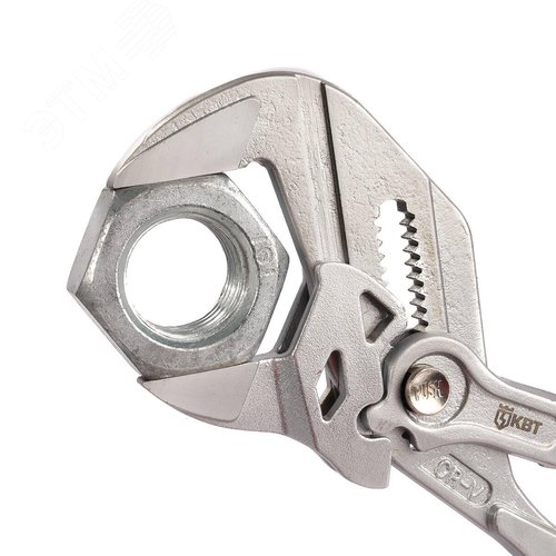 Набор переставных клещей НПК-02к серия ПРОФИ с кнопочной фиксацией - фото 4