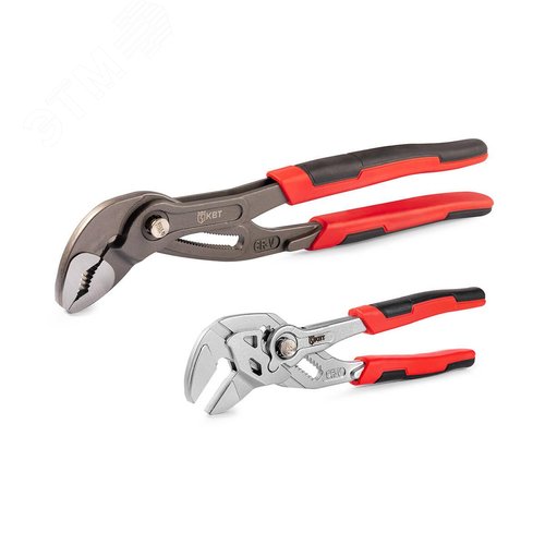 Набор переставных клещей НПК-02к серия ПРОФИ с кнопочной фиксацией - фото 7