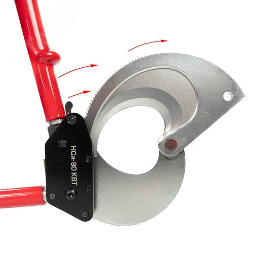 Ножницы секторные диэлектрические НСи-90 серия ПРОФИ для резки кабелей с ленточной броней до 90 мм - фото 3