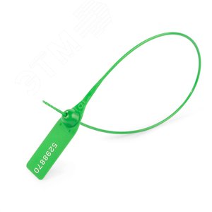 Пломба универсальная пластиковая ОСА-330 (зел) (50шт) 89769 КВТ