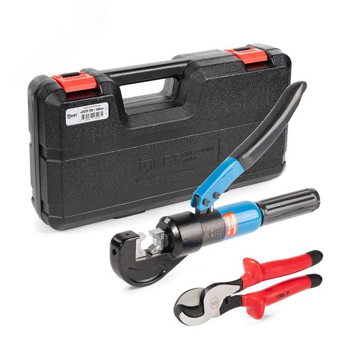 Набор инструментов ПГР-70 + НКи серия МАСТЕР для опрессовки неизолированных кабельных наконечников 4-70 мм и резки кабеля  до 16 мм - фото 7