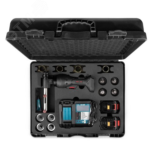 Пресс гидравлический аккумуляторный ПГРА-СЗР-32 серия ПРОФИ универсальный для монтажа аксиальных фитингов (с надвижной гильзой) в трубопроводных системах с использованием многослойных композитных труб - фото 15