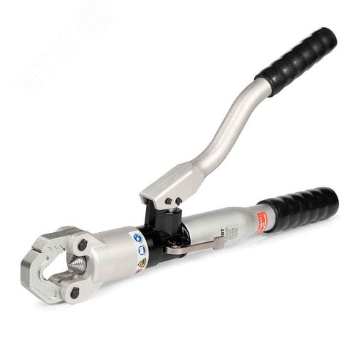 Изображение товара Пресс гидравлический ручной ПГРс-240 БМА серия ПРОФИ для опрессовки неизолированных наконечников и гильз с клапаном АСД из алюминиевого сплава (шт)