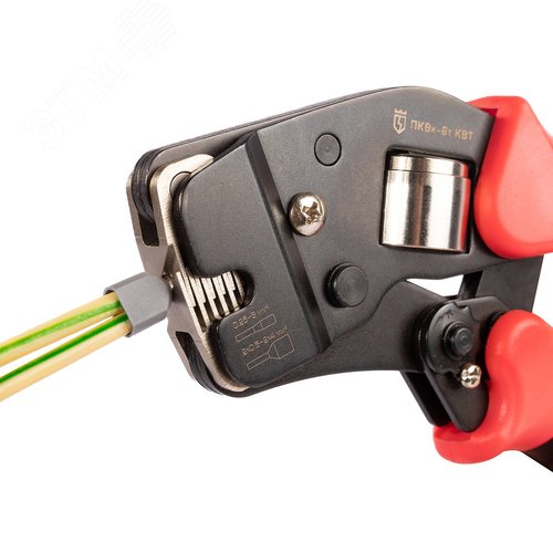 Пресс-клещи ПКВк-6т серия ПРОФИ (кримпер) для опрессовки втулочных наконечников - фото 4
