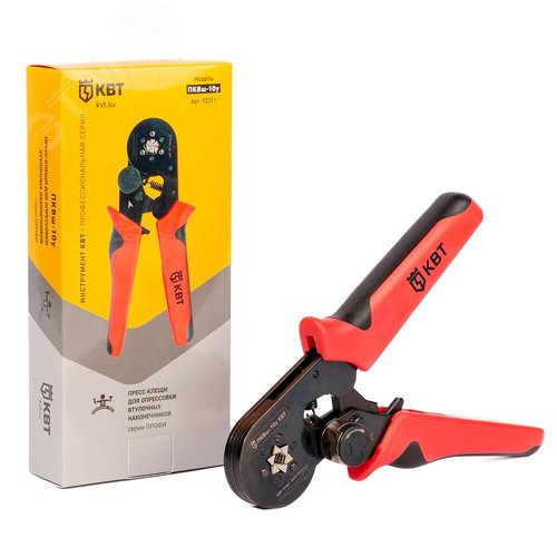 Пресс-клещи ПКВш-10у серия ПРОФИ для опрессовки втулочных наконечников - фото 7