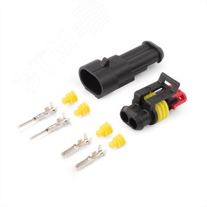 Изображение товара Разъем герметичный автомобильный РГА-2П (компл)