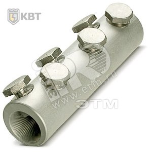 Соединитель болтовой СБЛ-25/50 артикул 61045 КВТ - купить в Москве и РФ ...