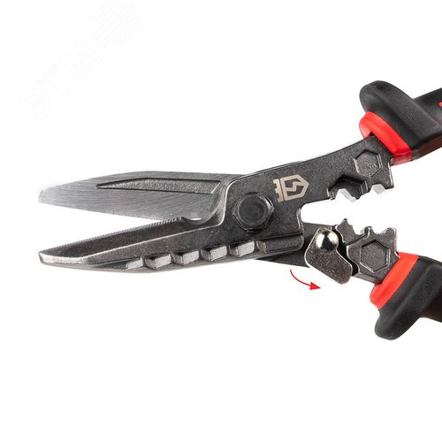 Ножницы универсальные диэлектрические 215 мм серия ERGOLINE для работ под напряжением до 1000 В - фото 3